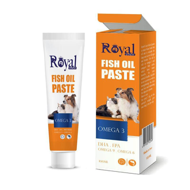 خمیر روغن ماهی رویال کوکو مخصوص سگ و گربه